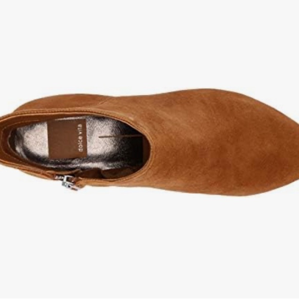 🔴5/$15 DV by Dolce Vita Tan Suede Ankle Booties - Picture 3 of 12
